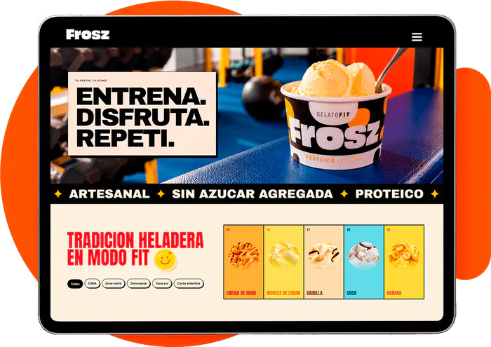 Proyecto web FroSZ desarrollado por Ideamos
